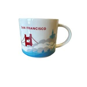 Starbucks San Francisco You Are Here Collection Coffee Mug 14oz Golden Gate 2012